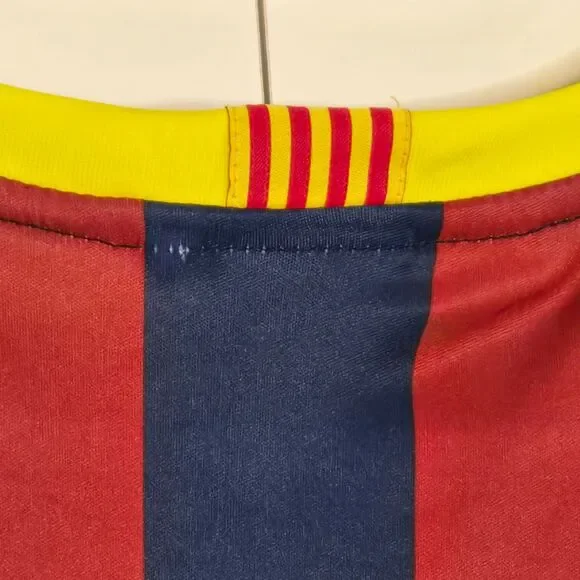 FC Barcelona Lionel Messi #10 Jersey 2014–2015 Treble Men's Size XL - Picture 7 of 11